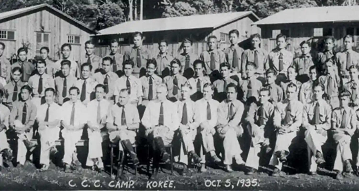 The first people who started the Civilian Conservation Corp Camp