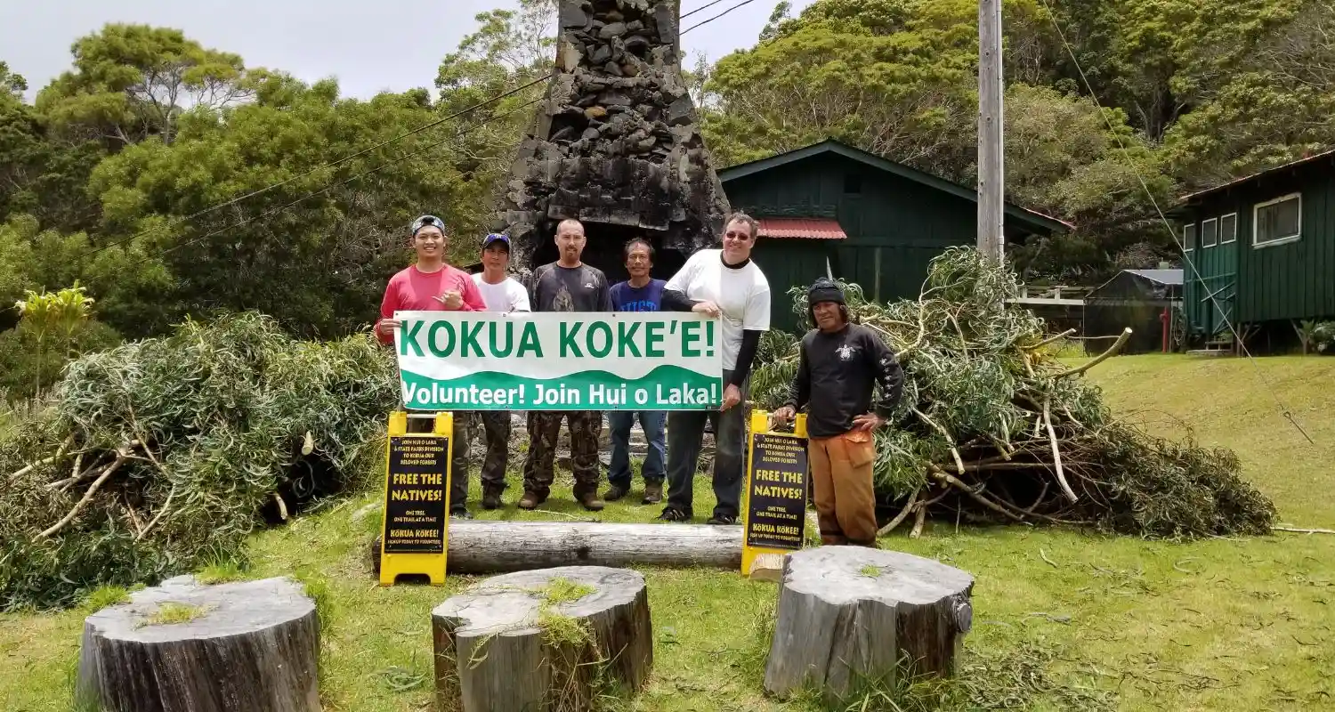 Volunteers at the CCC Camp
